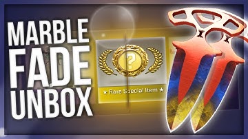 CS:GO SHADOW DAGGERS MARBLE FADE UNBOXING