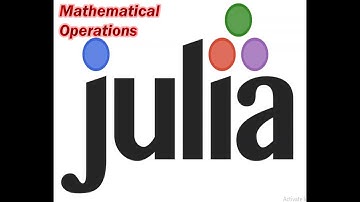 5 Julia  Programming: Mathematical Operations and Elementary Functions