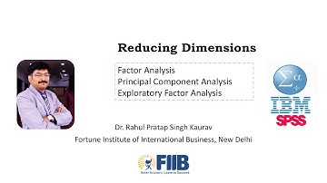 Understanding Factor Analysis (2) | EFA | PCA