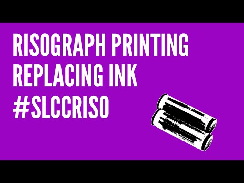 Risograph Printing: Installing a New Ink Cartridge