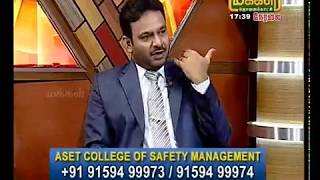 ASET COLLEGE OF SAFETY MANAGEMENT CEO Mr.MOHAMED A RIZWAN SPEECH @MAKKAL TV screenshot 5