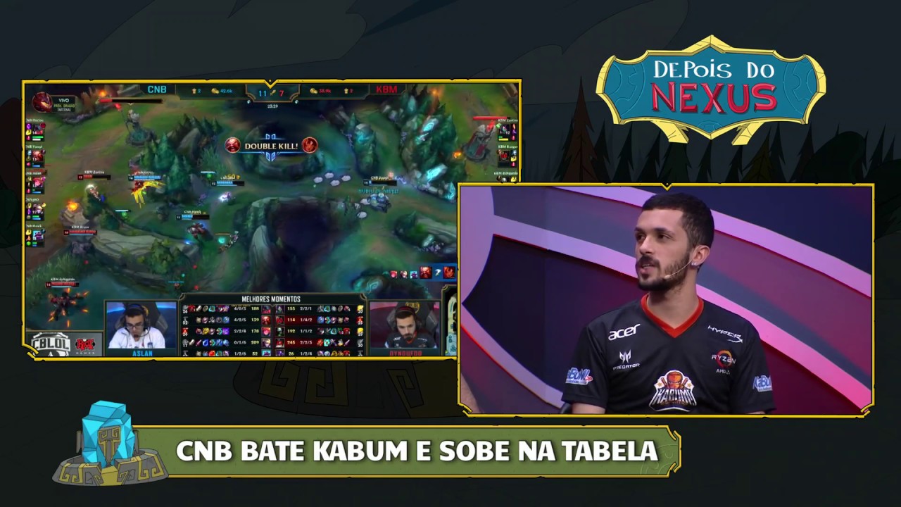 lol esports br assista ao vivo DyNquedo fala sobre problemas da KaBuM no Depois do Nexus