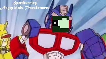 Speedrunning Angry Birds Transformers
