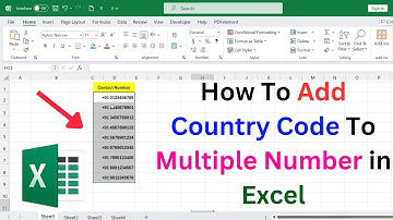 Add country code to multiple numbers in excel | How to Add Country Code to Multiple Numbers at Once