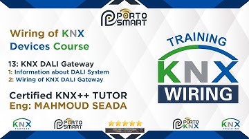 13-  KNX DALI Gateway "Wiring of KNX  Devices"