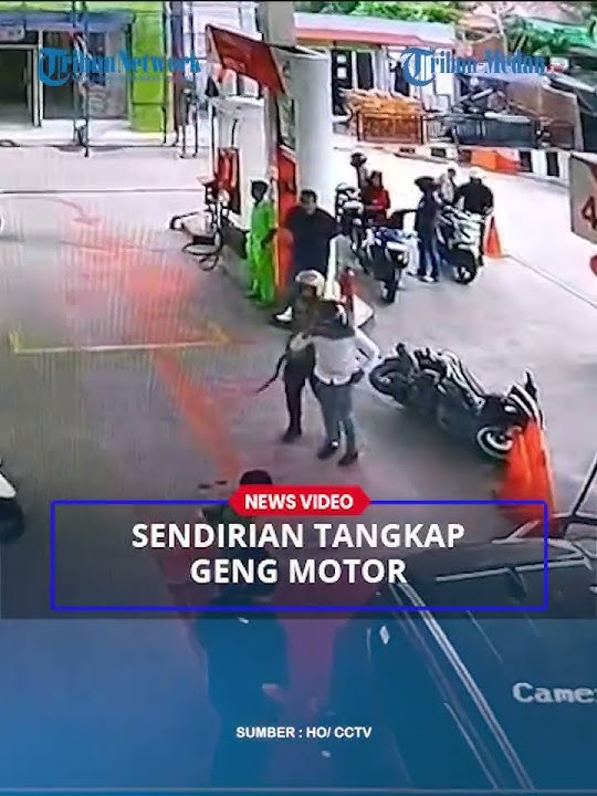KEBERANIAN Bripda Erik Sirait Tangkap Anggota Geng Motor Bersajam