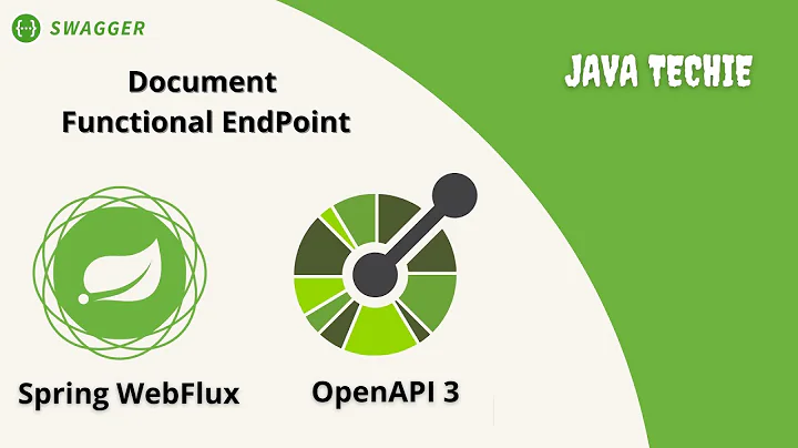 Spring WebFlux OpenAPI 3 | Swagger Documents For WebFlux Functional Programming Model | JavaTechie