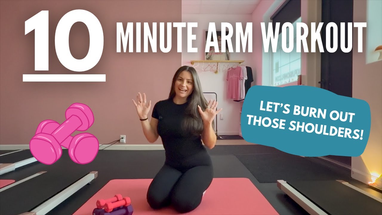 10 Minute Killer Arm Workout! Those shoulders are about to burn!!
