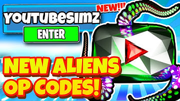ALL NEW SECRET *ALIENS* UPDATE OP CODES IN ROBLOX YOUTUBE SIMULATOR Z CODES! 🎅