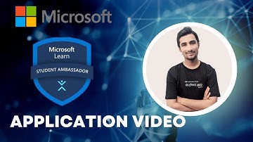 Microsoft Learn Student Ambassador Program Video