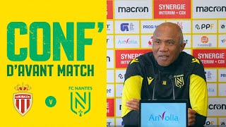 Antoine Kombouaré avant AS Monaco - FC Nantes