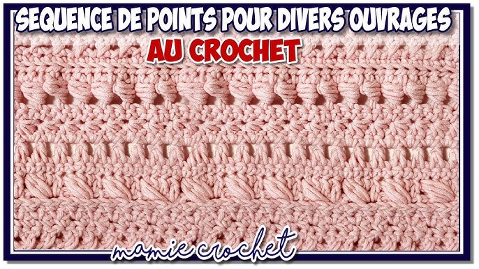 Les points au crochet qui ressemblent au tricot - HOOKLOOK. Méli