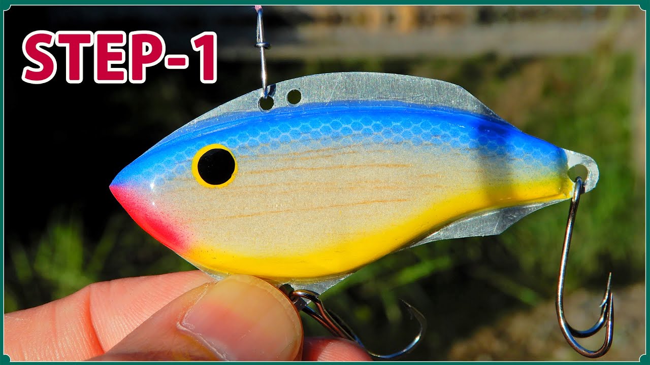Making a Wooden Blade Bait (STEP-1. How to make a Aluminum blade and lure  body) 木製ブレードベイトの作り方 第１章 