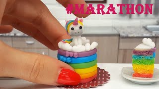 BEST OF MINI COOKING/ unicorn marathon 🦄❤🦄❤🦄 / mini cooking / mini food / tiny kitchen / ASMR