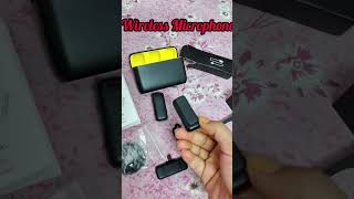 Wireless microphone 🎤#performence #microphone #interview