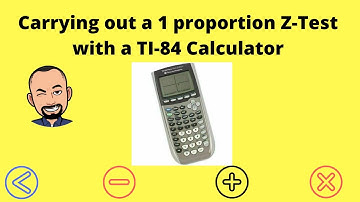 Carrying out a 1 Proportion Z-test with a TI-84 Calculator
