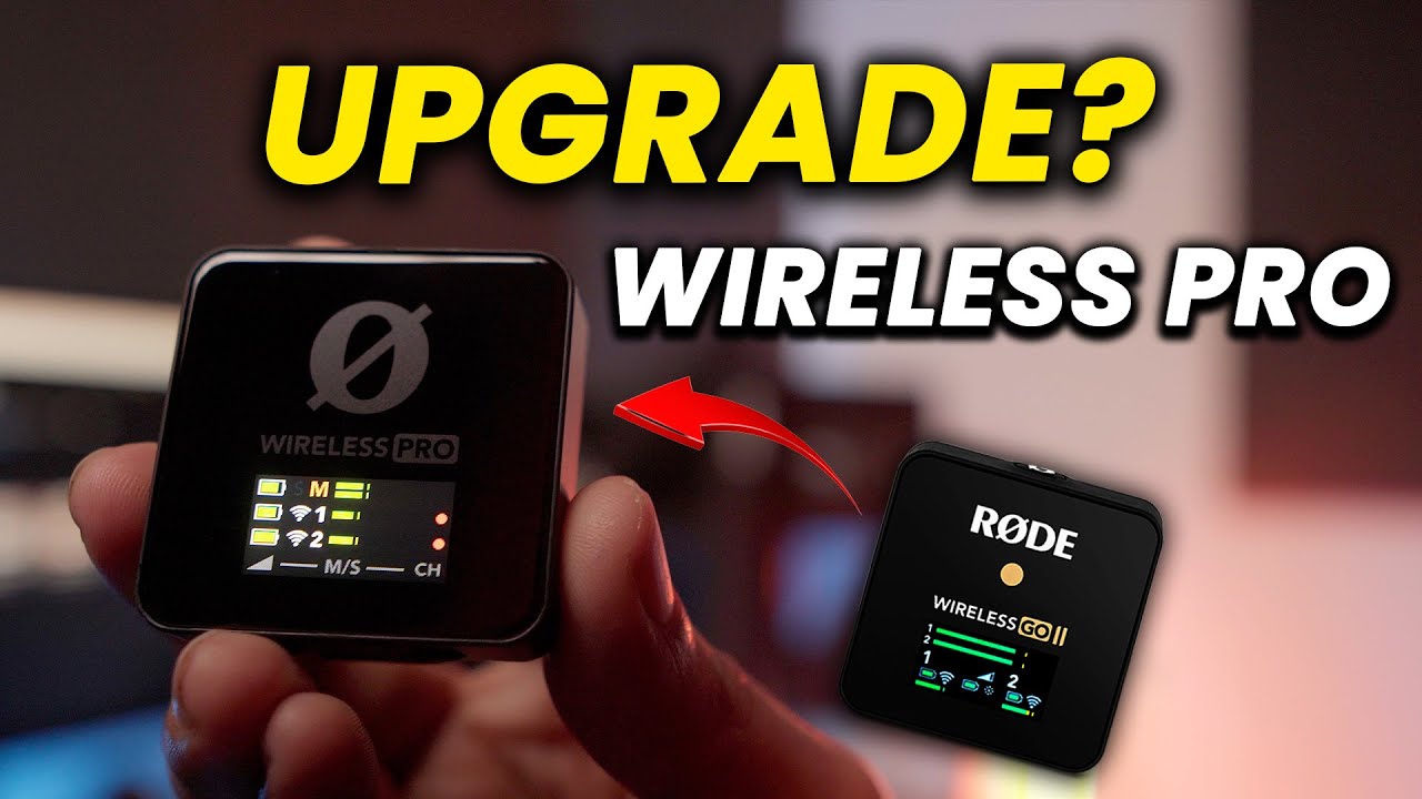 Rode Wireless Pro Microphone | Upgrade from Wireless Go II