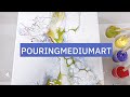【ドライヤーを使ったアート技法】an art technique using a dryer  #fluidart #acrylicpainting #abstract #art