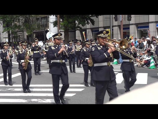 陸上自衛隊 第4音楽隊 パレード 多どんたく港まつり 2025 5.3 - YouTube