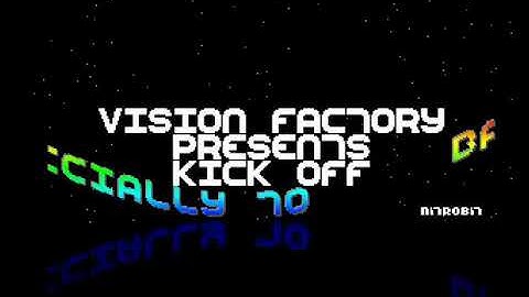 Vision Factory   Kick Off mp4 HYPERSPIN AMIGA INTRO CRACKTRO DEMO COMMODORE NOT MINE VIDEOS