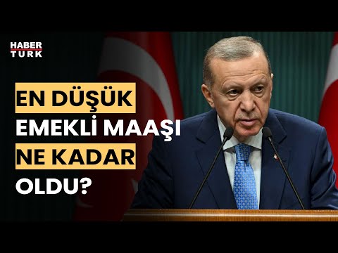Cumhurbaşkanı Erdoğan, emekli maaşlarına yapılacak zammı açıkladı