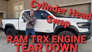 RAM TRX Engine Tear Down Cylinder Head Swap