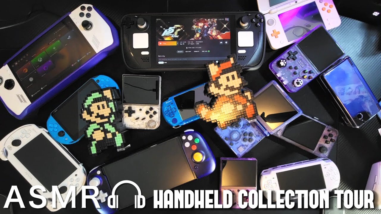 ASMR Collection Tour: Gaming Handhelds 🎮