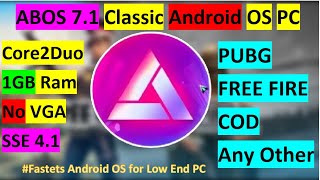 Abstergo os 1.0 sinhala l Best Android OS for PC sinhala l phoenix os l Android OS #freefire #pubg