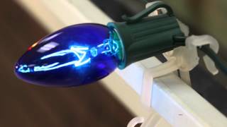 Twinkling Red C7 Christmas Light Bulbs