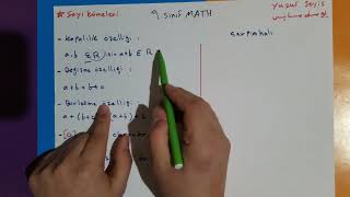 9.Sınıf Matematik 3.Ünite -1- رياضيات صف تاسع الوحدة الثالثة