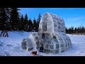 Outdoor snow house