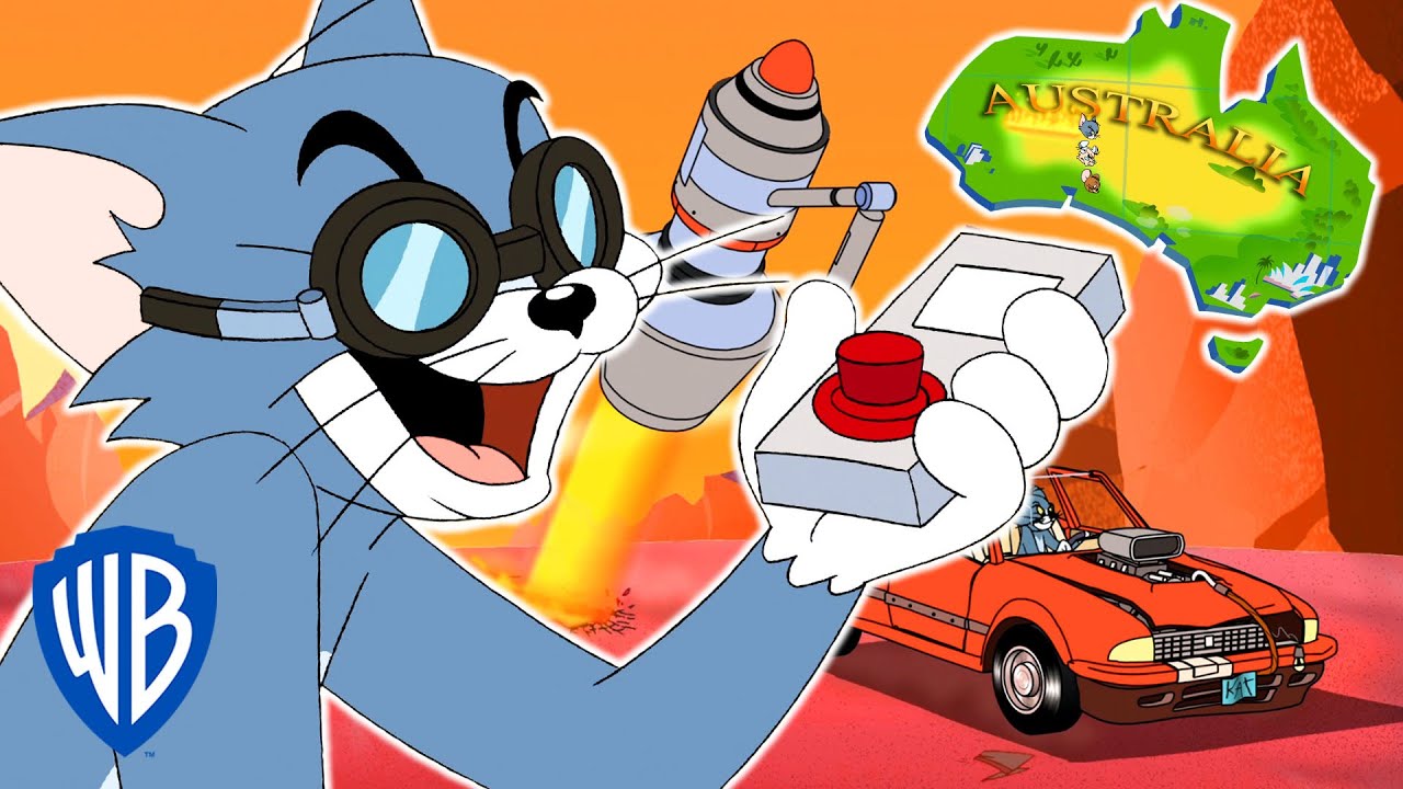 ⁣Tom & Jerry | Tom Cuts Australia in Half | WB Kids
