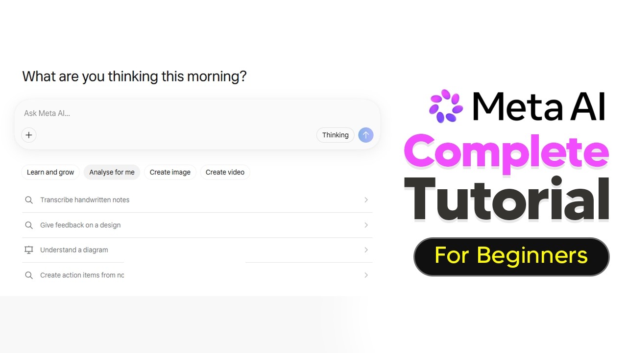 Meta AI Tutorial - How To Use Meta AI