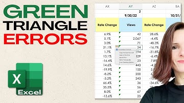 Hoe verwijder je groene driehoekfouten in Excel (4 methoden)