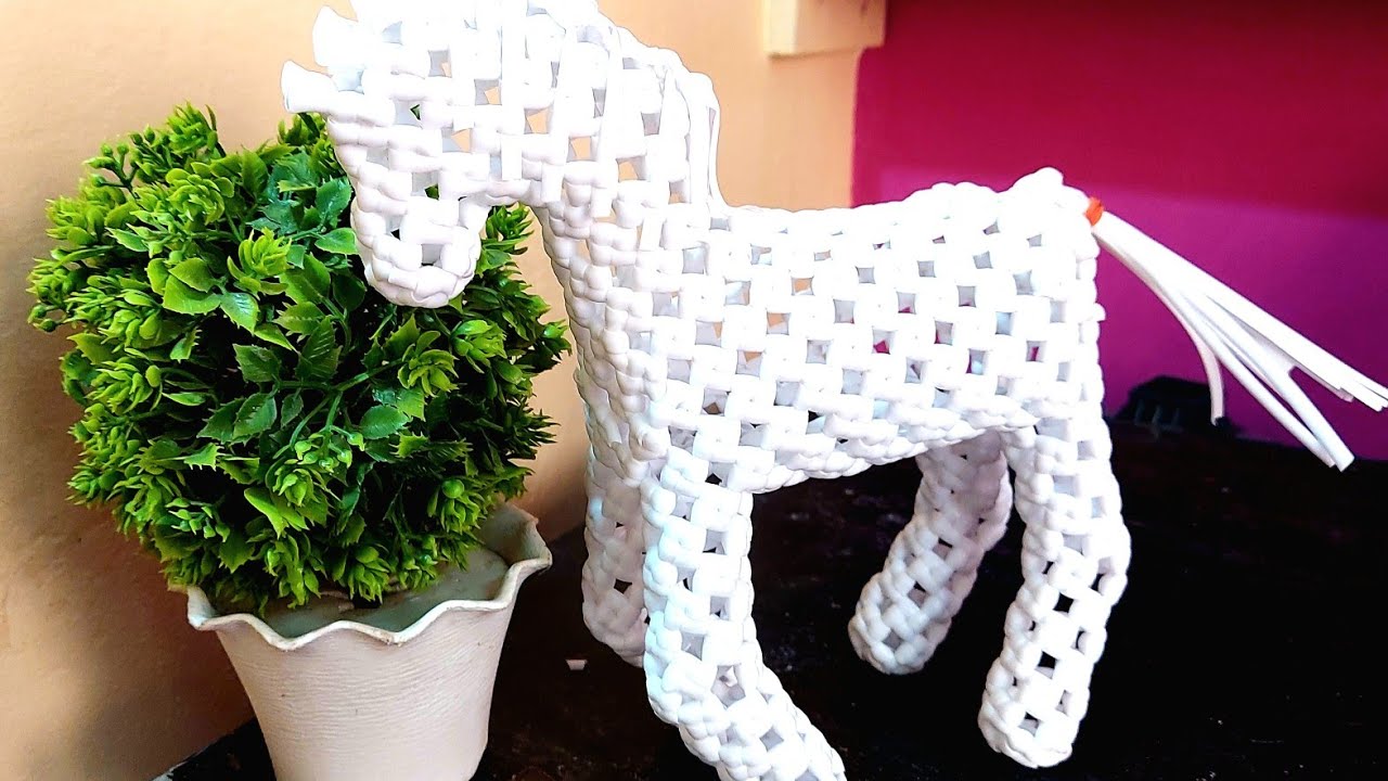 வயர்ல குதிரை போட்டு பாருங்க | plastic wire horse tutorial  tamil