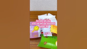 sự tiện lợi của bao bì các chuỗi đồ ăn nhanh ở NB #youtube #youtubeshorts #tiktok #trending