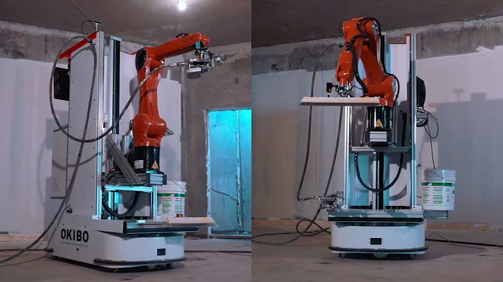 Okibo  - Wall Plastering Robot Demonstration