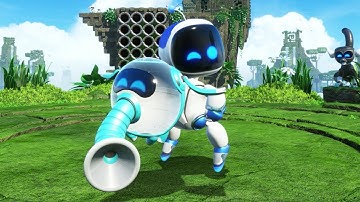 Astro Bot - Suck It Up Speedrun (All Bots Rescued)