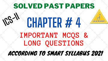 Computer Solved Past Papers for 2nd Year 2021| Chapter 4| Important Short  Questions