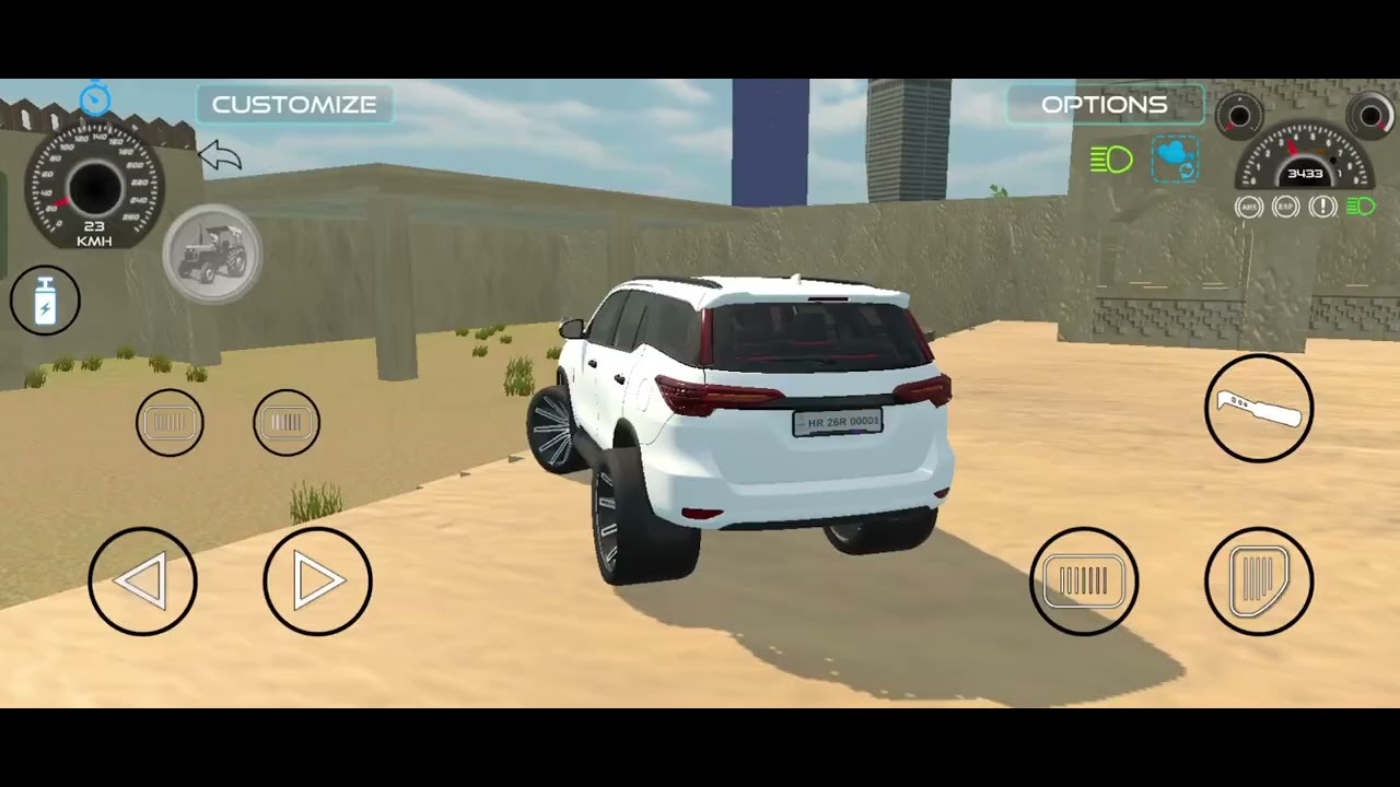 Indian vehicle similarly 3d game fortuner modify car game 