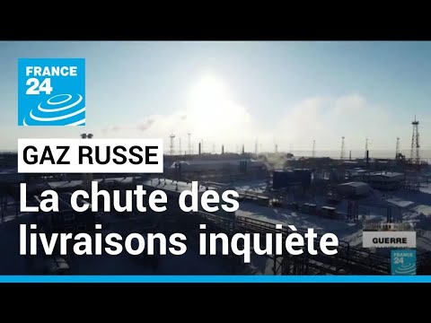 Face à la chute des livraisons de gaz russe, l'Europe se prépare au pire • FRANCE 24