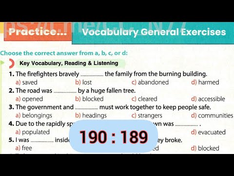 حل من صفحة 189 190 تانيه ثانوي ترم اول 2026 كتاب جيم  انجليزي علي  4