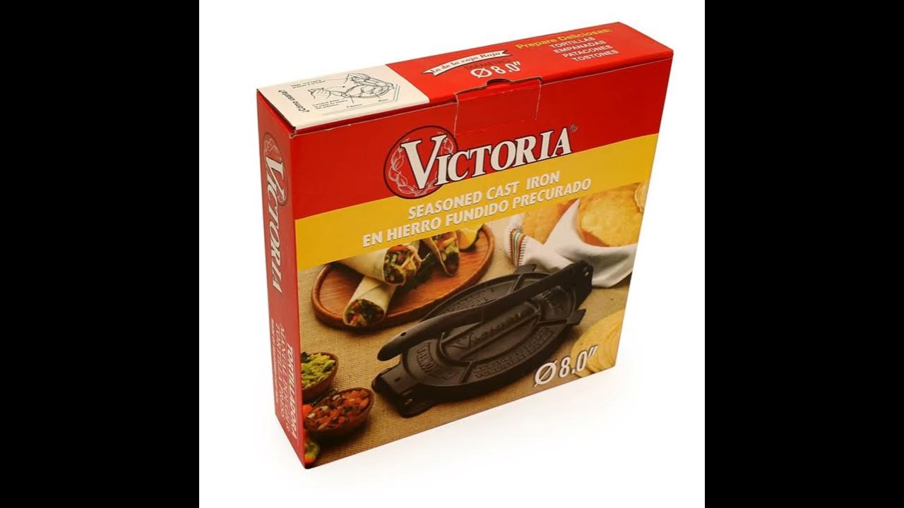 Victoria Cast Iron Cast Iron Tortilla Press, 2 Sizes on Food52