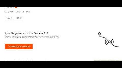 OFFICIAL Garmin Strava Live Segments on 810