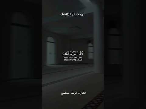 تلاوة من سورة طه | تلاوة من أجمل ما يكون | القارئ شريف مصطفى 🤍🎧