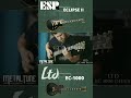 ESP Eclipse II vs LTD EC1000 #shorts #short #guitar #metal