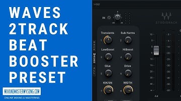 Waves 2-Track Beat Booster Preset (promo video)