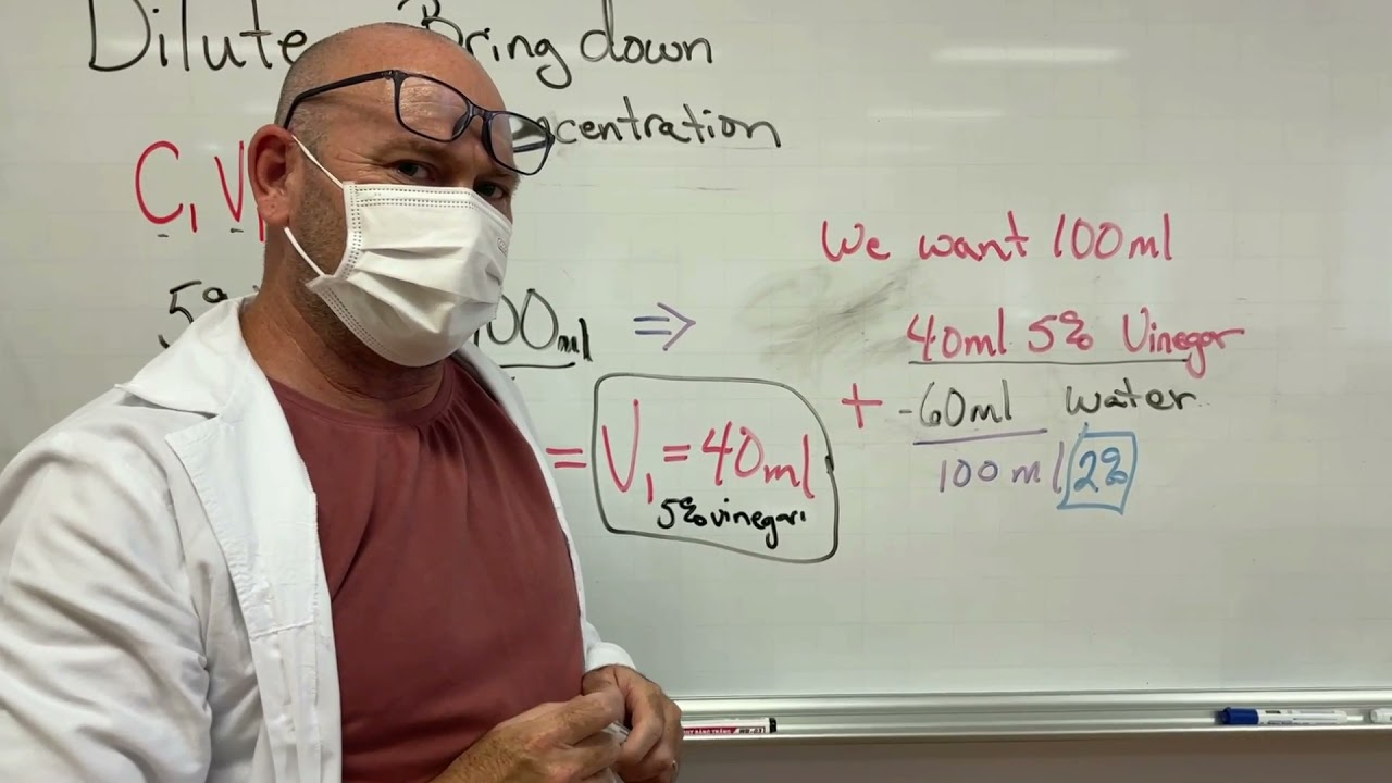 Diluting Vinegar YouTube