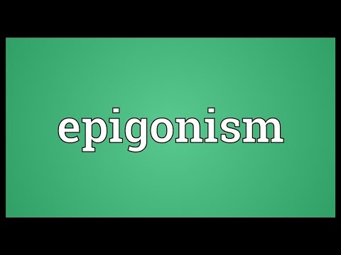 Header of epigonism