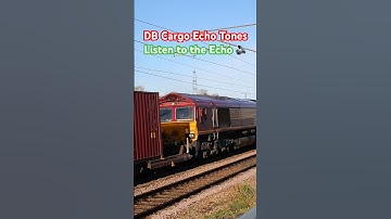 DB Cargo 66188 with Echo Tones Passing Darmsden 30/10/25 #train #railway #shorts #class66 #trains